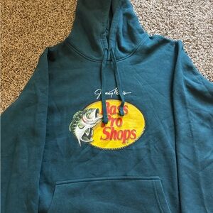 Bass Pro Shops Teal Hoodie with Logo
